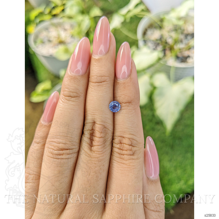 0.76 Ct. Blue Sapphire from Ceylon (Sri Lanka)