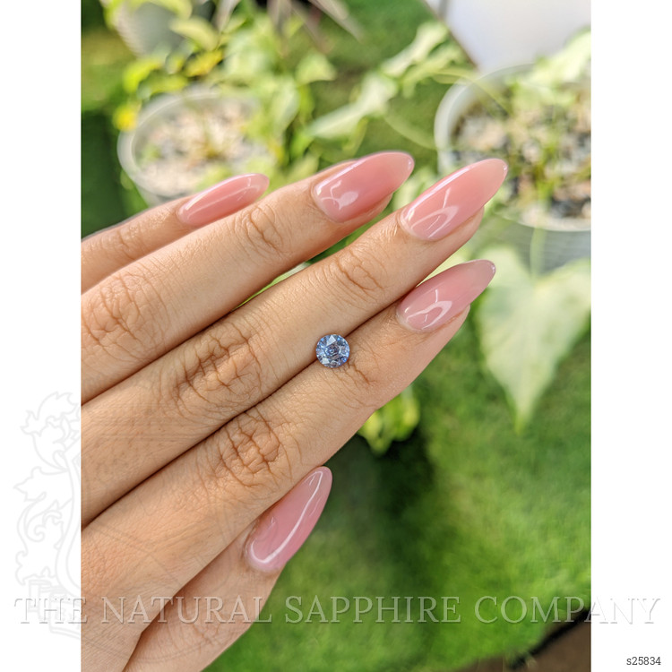 0.71 Ct. Blue Sapphire from Ceylon (Sri Lanka)