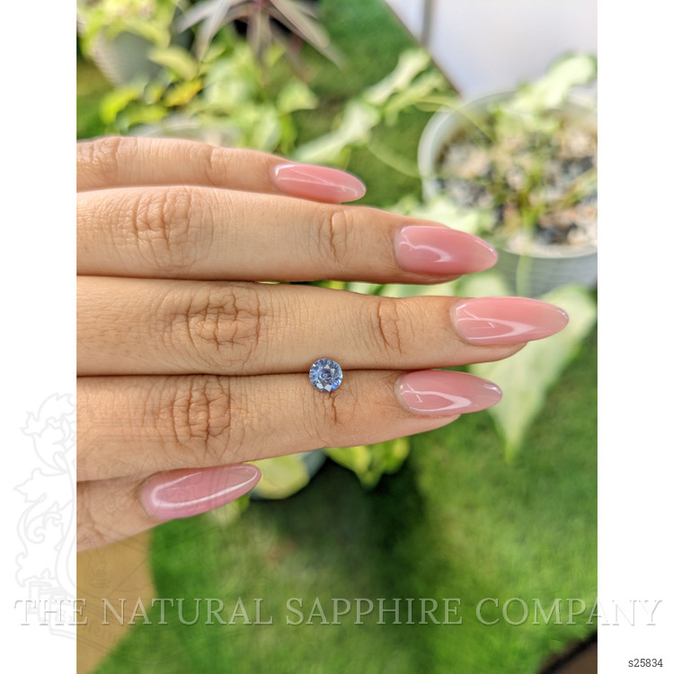 0.71 Ct. Blue Sapphire from Ceylon (Sri Lanka)