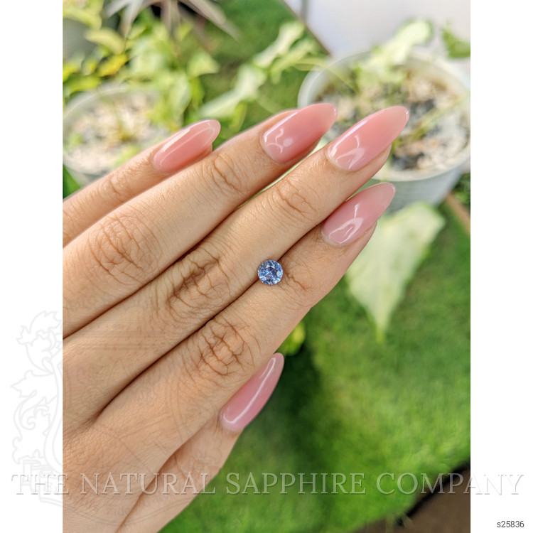 0.64 Ct. Blue Sapphire from Ceylon (Sri Lanka)