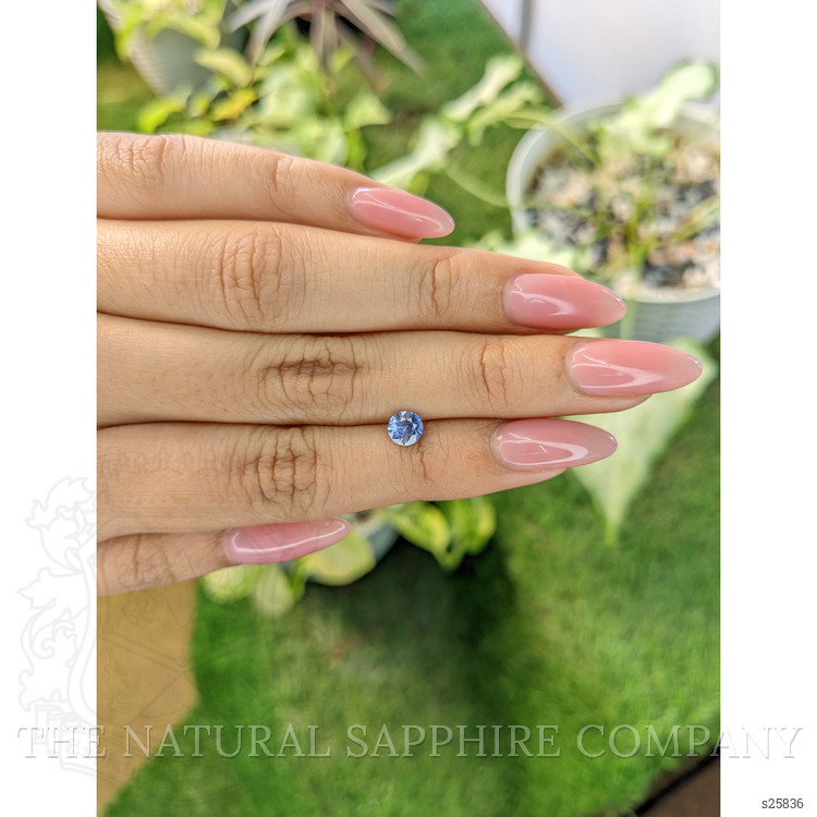0.64 Ct. Blue Sapphire from Ceylon (Sri Lanka)