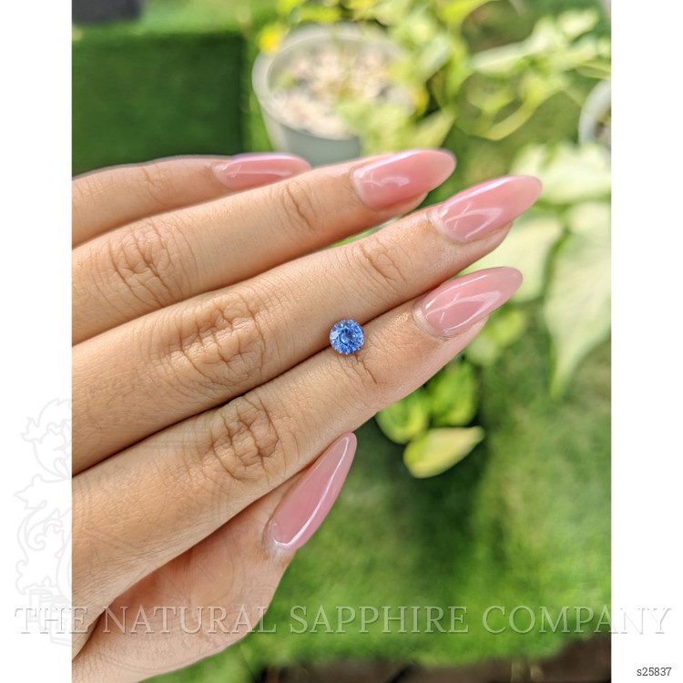 0.75 Ct. Blue Sapphire from Ceylon (Sri Lanka)