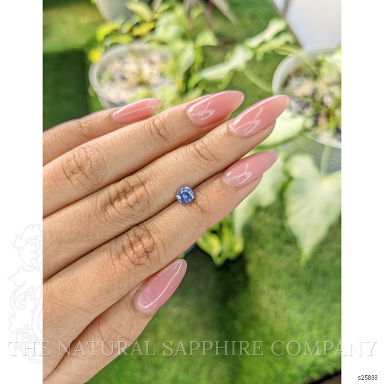 0.68 Ct. Blue Sapphire from Ceylon (Sri Lanka)
