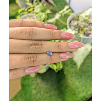 0.68 Ct. Blue Sapphire from Ceylon (Sri Lanka) Life Style