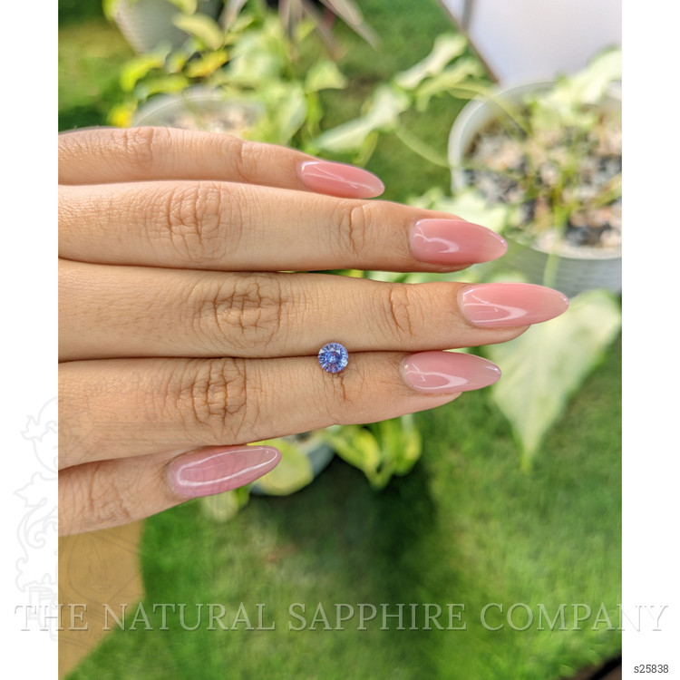 0.68 Ct. Blue Sapphire from Ceylon (Sri Lanka)