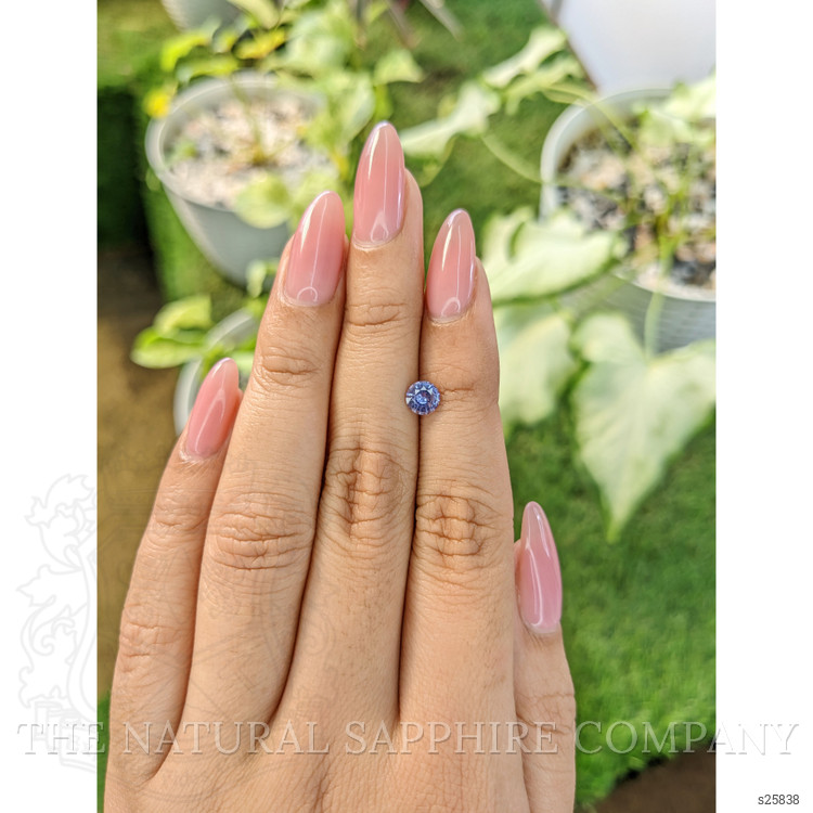0.68 Ct. Blue Sapphire from Ceylon (Sri Lanka)
