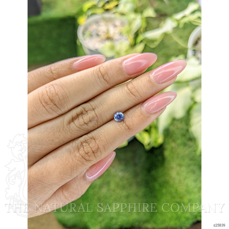 0.59 Ct. Blue Sapphire from Ceylon (Sri Lanka)