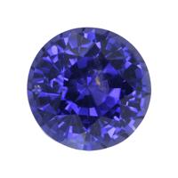 0.57 Ct.Tw. Round Sapphire