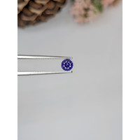 0.57 Ct. Bluish Purple Sapphire from Ceylon (Sri Lanka) Life Style