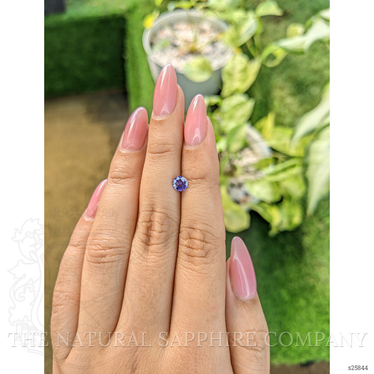 0.56 Ct. Purple Sapphire from Ceylon (Sri Lanka)