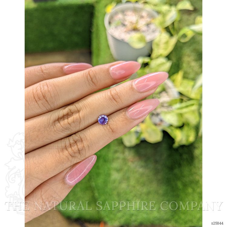 0.56 Ct. Purple Sapphire from Ceylon (Sri Lanka)