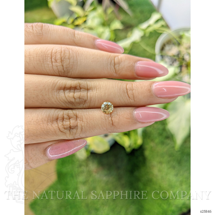 0.94 Ct. Yellow Sapphire from Ceylon (Sri Lanka)