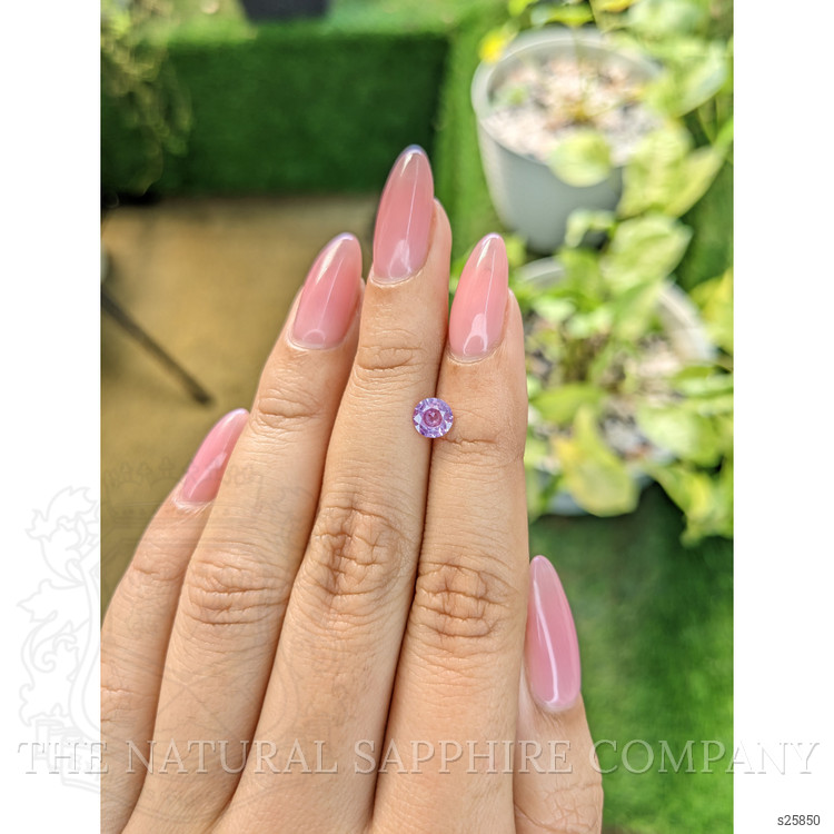 0.60 Ct. Pinkish Purple Sapphire from Ceylon (Sri Lanka)