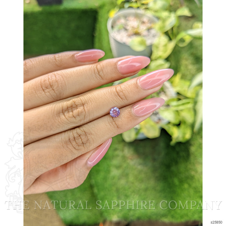 0.60 Ct. Pinkish Purple Sapphire from Ceylon (Sri Lanka)
