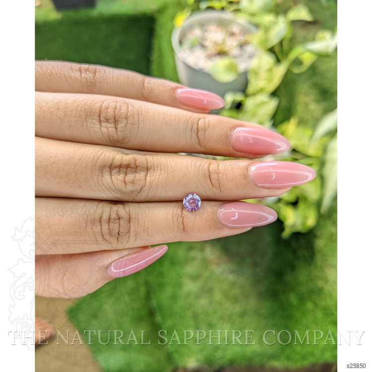 0.60 Ct. Pinkish Purple Sapphire from Ceylon (Sri Lanka)