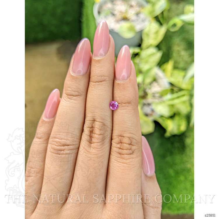 0.28 Ct. Purplish Pink Sapphire from Ceylon (Sri Lanka)