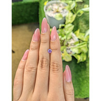 0.60 Ct. Pinkish Purple Sapphire from Ceylon (Sri Lanka) Life Style