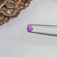 0.46 Ct. Pinkish Purple Sapphire from Ceylon (Sri Lanka) Life Style