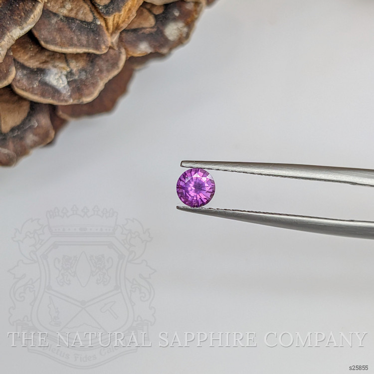 0.46 Ct. Pinkish Purple Sapphire from Ceylon (Sri Lanka)
