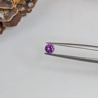 0.46 Ct. Pinkish Purple Sapphire from Ceylon (Sri Lanka) Life Style