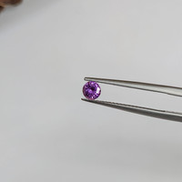 0.42 Ct. Pinkish Purple Sapphire from Ceylon (Sri Lanka) Life Style