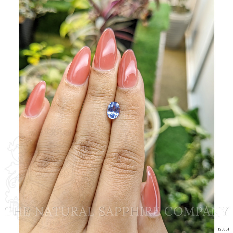 1.21 Ct. Blue Sapphire from Ceylon (Sri Lanka)