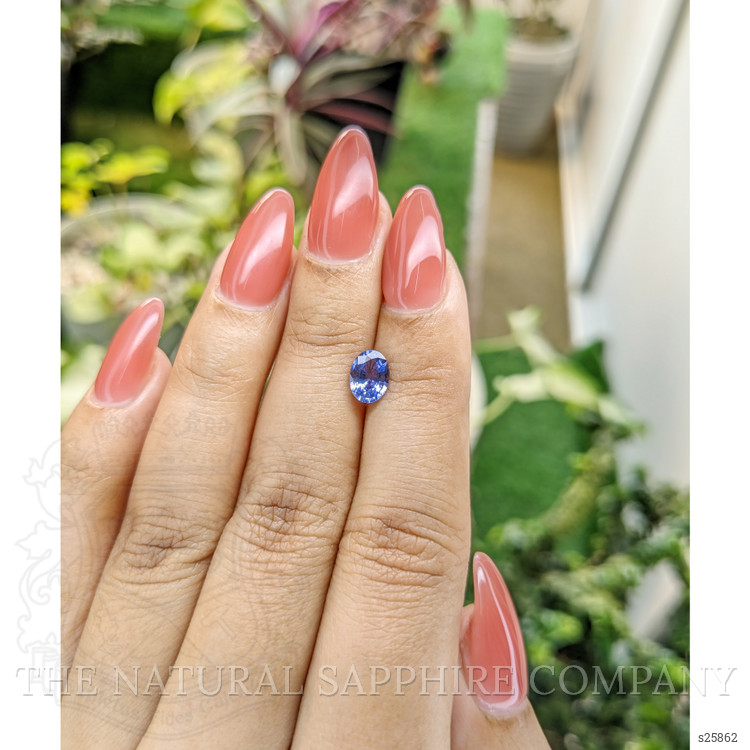 0.93 Ct. Blue Sapphire from Ceylon (Sri Lanka)