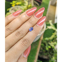 0.79 Ct. Blue Sapphire from Ceylon (Sri Lanka) Life Style