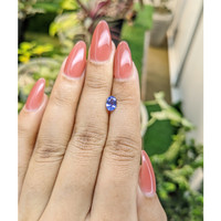 0.79 Ct. Blue Sapphire from Ceylon (Sri Lanka) Life Style
