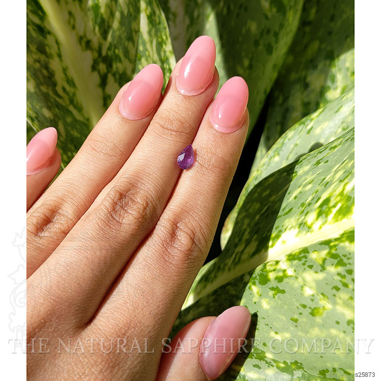 1.12 Ct. Pinkish Purple Sapphire from Ceylon (Sri Lanka)