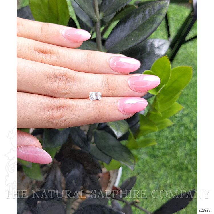 1.27 Ct. White Sapphire from Ceylon (Sri Lanka)