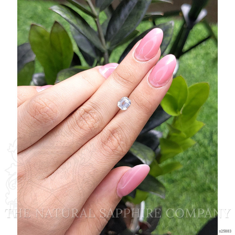 1.39 Ct. White Sapphire from Ceylon (Sri Lanka)