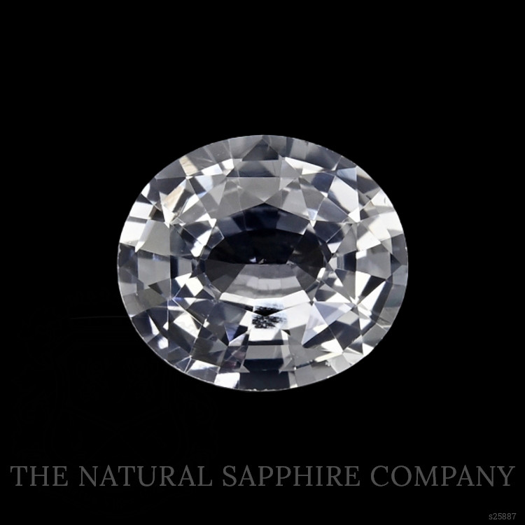 1.10 Ct. White Sapphire from Ceylon (Sri Lanka)