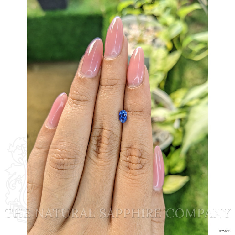 0.56 Ct. Blue Sapphire from Ceylon (Sri Lanka)