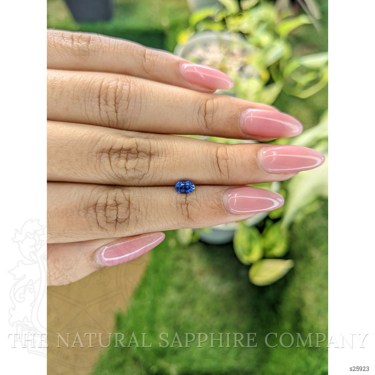 0.56 Ct. Blue Sapphire from Ceylon (Sri Lanka)