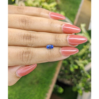 0.77 Ct. Blue Sapphire from Ceylon (Sri Lanka) Life Style