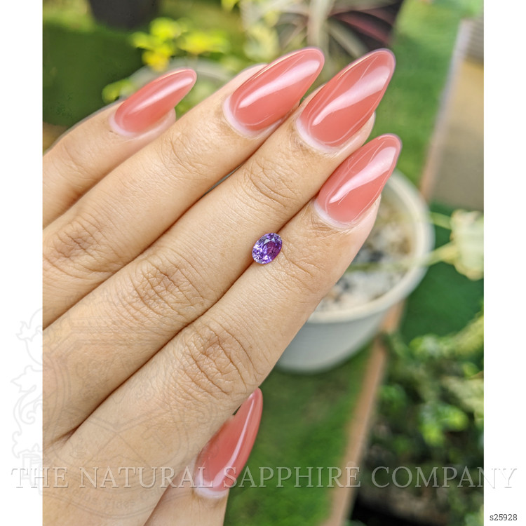 0.66 Ct. Color Change Sapphire from Ceylon (Sri Lanka)