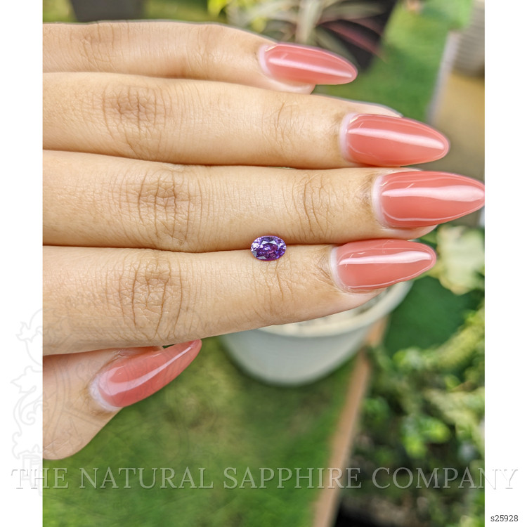 0.66 Ct. Color Change Sapphire from Ceylon (Sri Lanka)