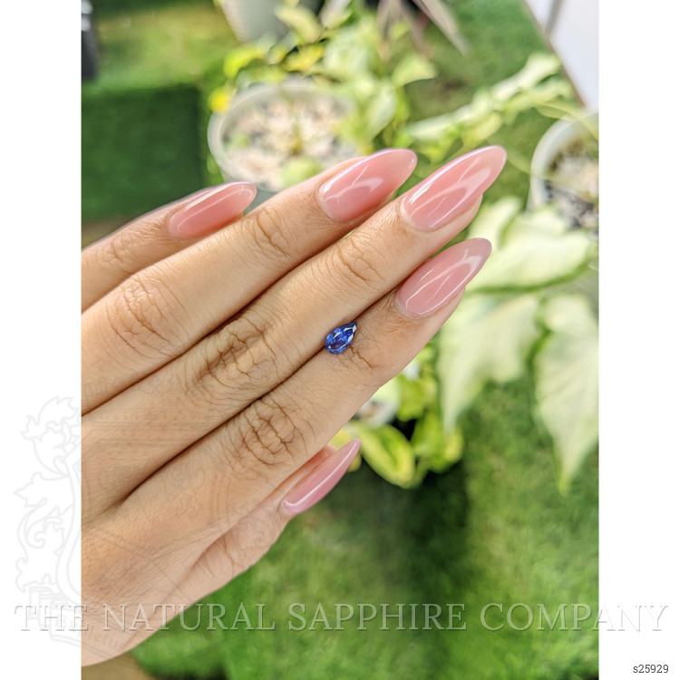 0.60 Ct. Blue Sapphire from Ceylon (Sri Lanka)