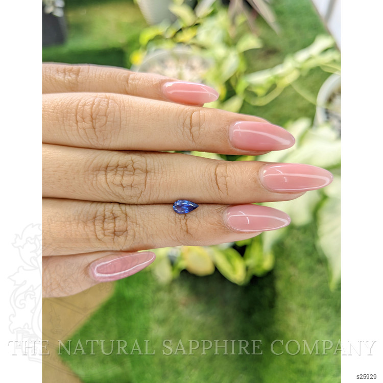 0.60 Ct. Blue Sapphire from Ceylon (Sri Lanka)