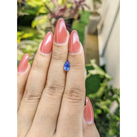 0.91 Ct. Blue Sapphire from Ceylon (Sri Lanka) Life Style