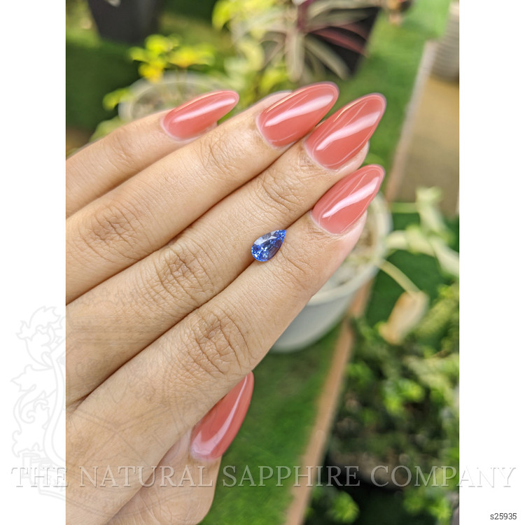 1.09 Ct. Blue Sapphire from Ceylon (Sri Lanka)