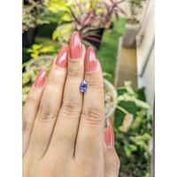 1.09 Ct. Blue Sapphire from Ceylon (Sri Lanka) Life Style