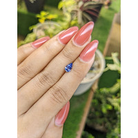 0.79 Ct. Blue Sapphire from Ceylon (Sri Lanka) Life Style