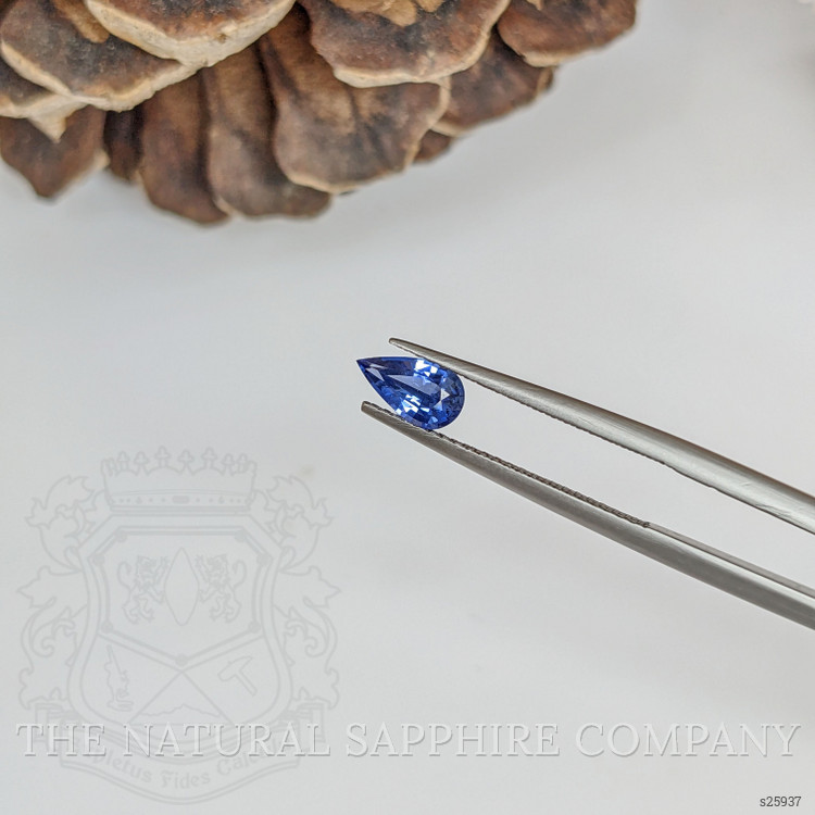0.57 Ct. Blue Sapphire from Ceylon (Sri Lanka)