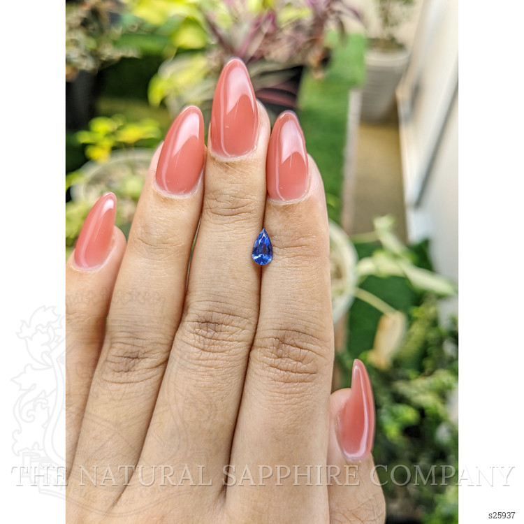 0.57 Ct. Blue Sapphire from Ceylon (Sri Lanka)