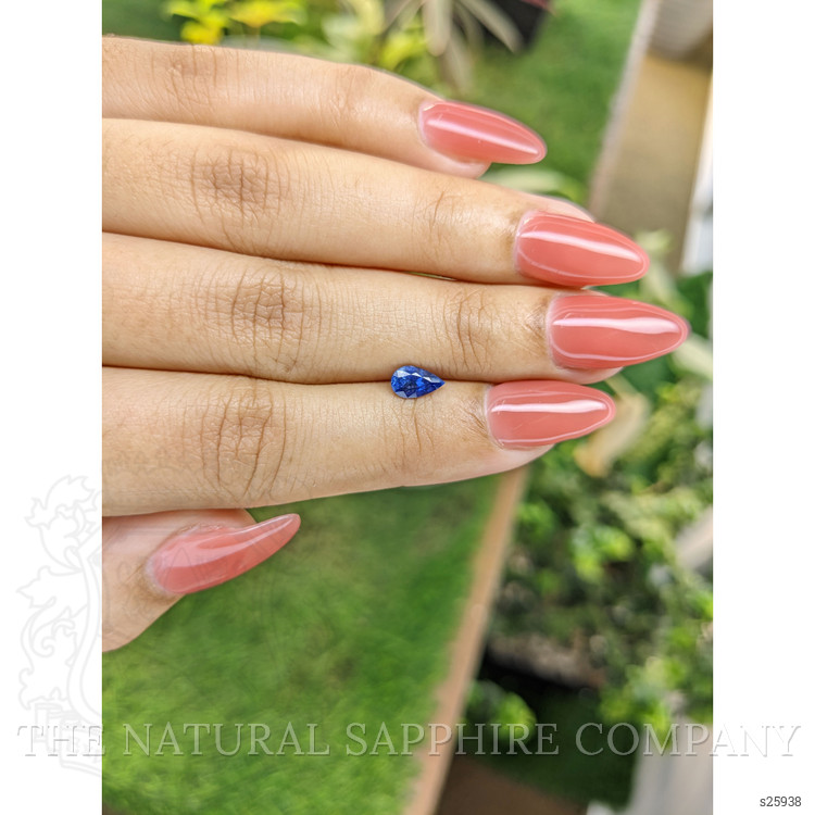 0.71 Ct. Blue Sapphire from Ceylon (Sri Lanka)