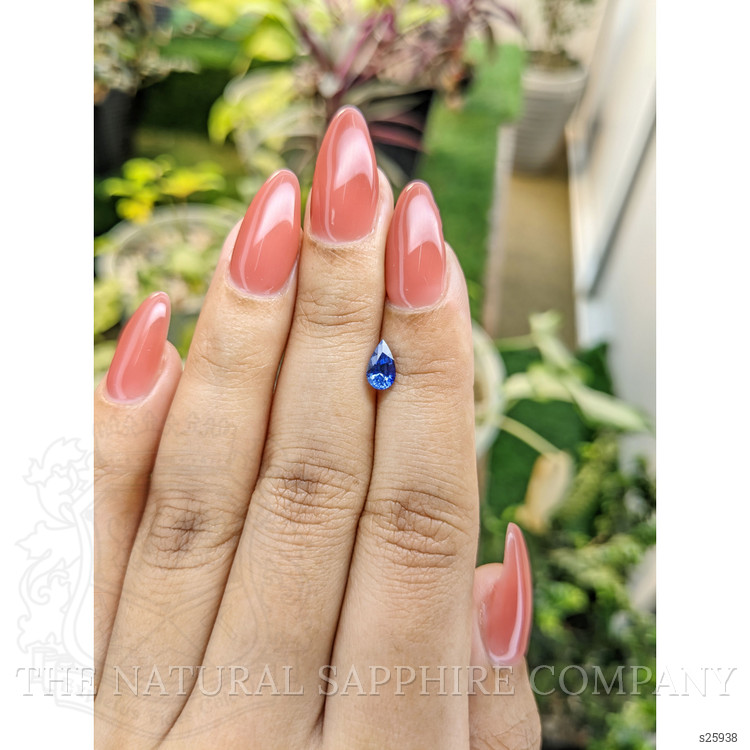 0.71 Ct. Blue Sapphire from Ceylon (Sri Lanka)