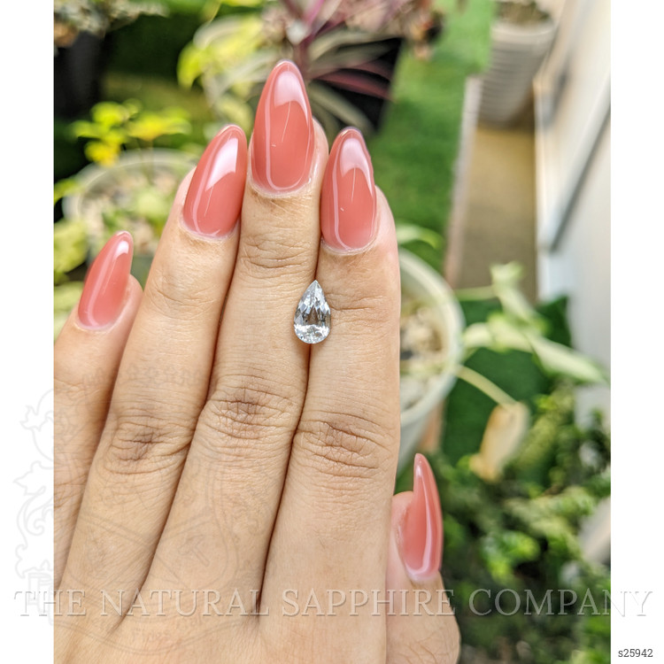 1.90 Ct. Green Sapphire from Ceylon (Sri Lanka)