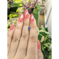 0.74 Ct. Blue Sapphire from Ceylon (Sri Lanka) Life Style